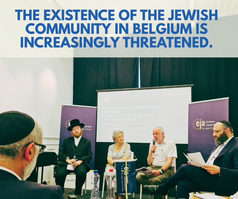 The Jewish community in belgium is increasingly treatened