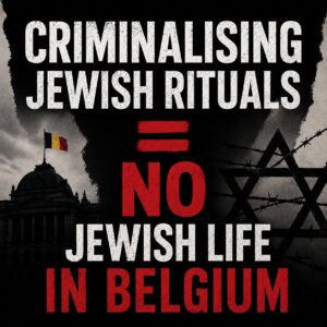 No Jewish Life in Belgium