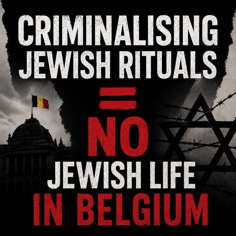 No Jewish Life in Belgium